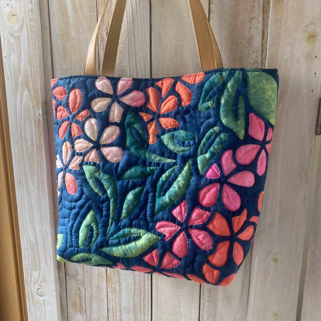 レディース eimy istoire - マイレ様♡専用の通販 by Lily's shop 安価 ハワイアンキルト♪ハンドメイドバッグ♪マイレ&プルメリア バッグ(女性用)