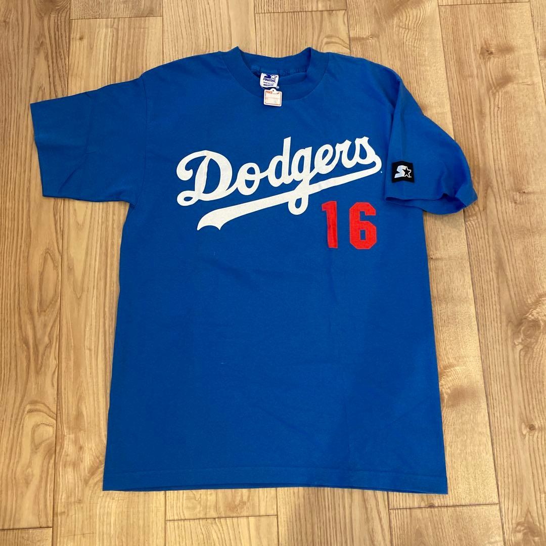 バーゲンで 90s STARTER Tシャツ USA古着 スターター ドジャース nomo