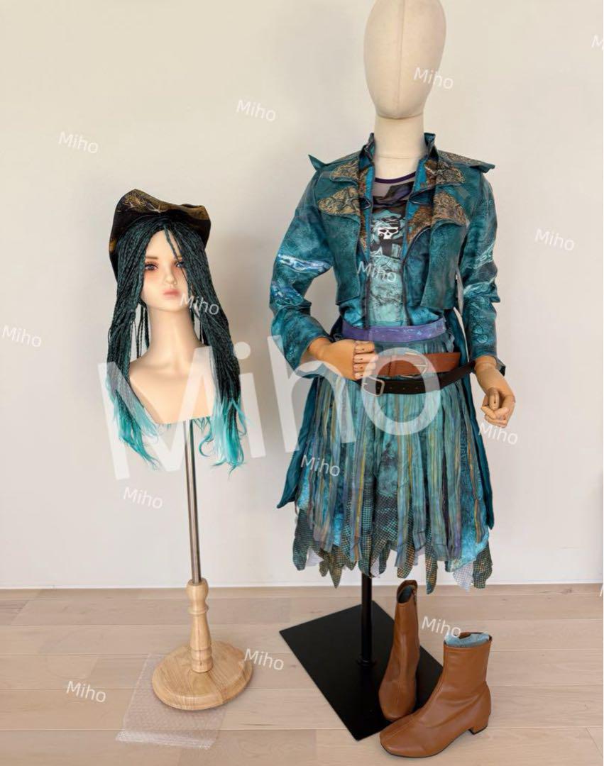 ディセンダント2 ウーマ レザー　ジャケット　ドレス　コスプレ 衣装 Dハロ