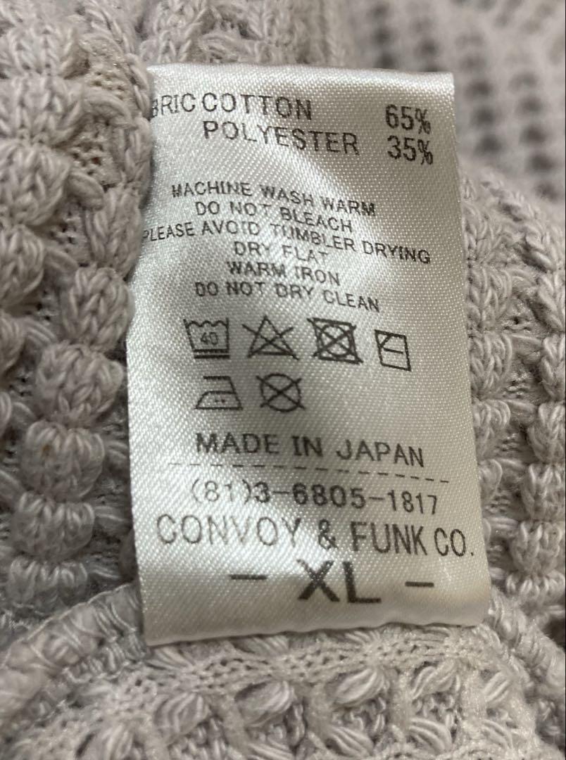 RADIALL ラディアル ビッグワッフル ボートネック ロンT XL