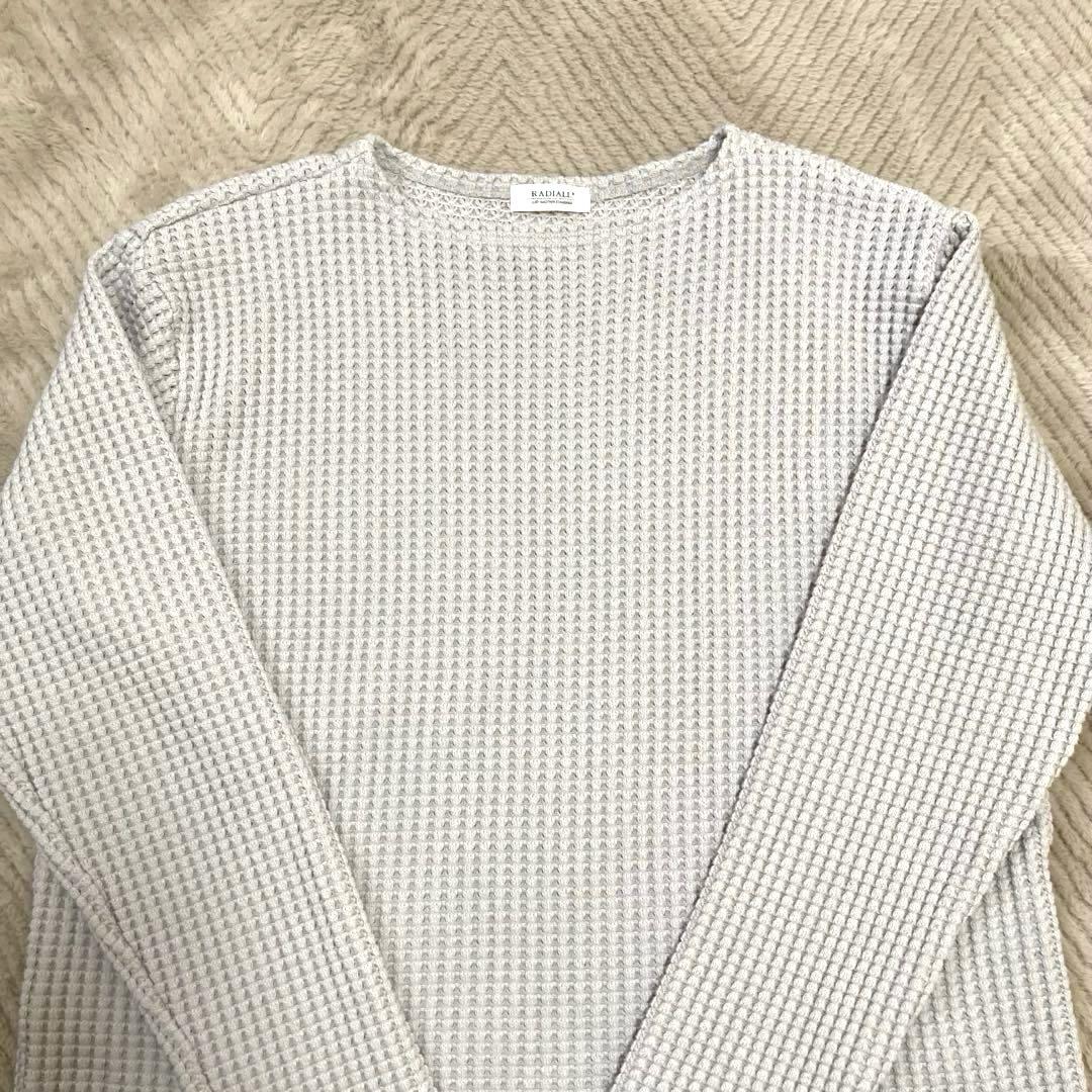 RADIALL ラディアル ビッグワッフル ボートネック ロンT XL