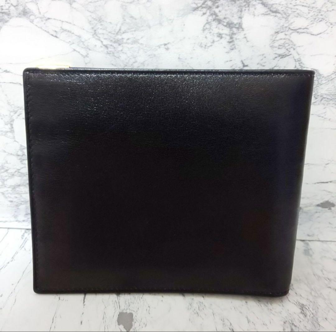 【ちろるちょこ】CELINE 型押しトリオンフ 二つ折り財布 カーフレザー