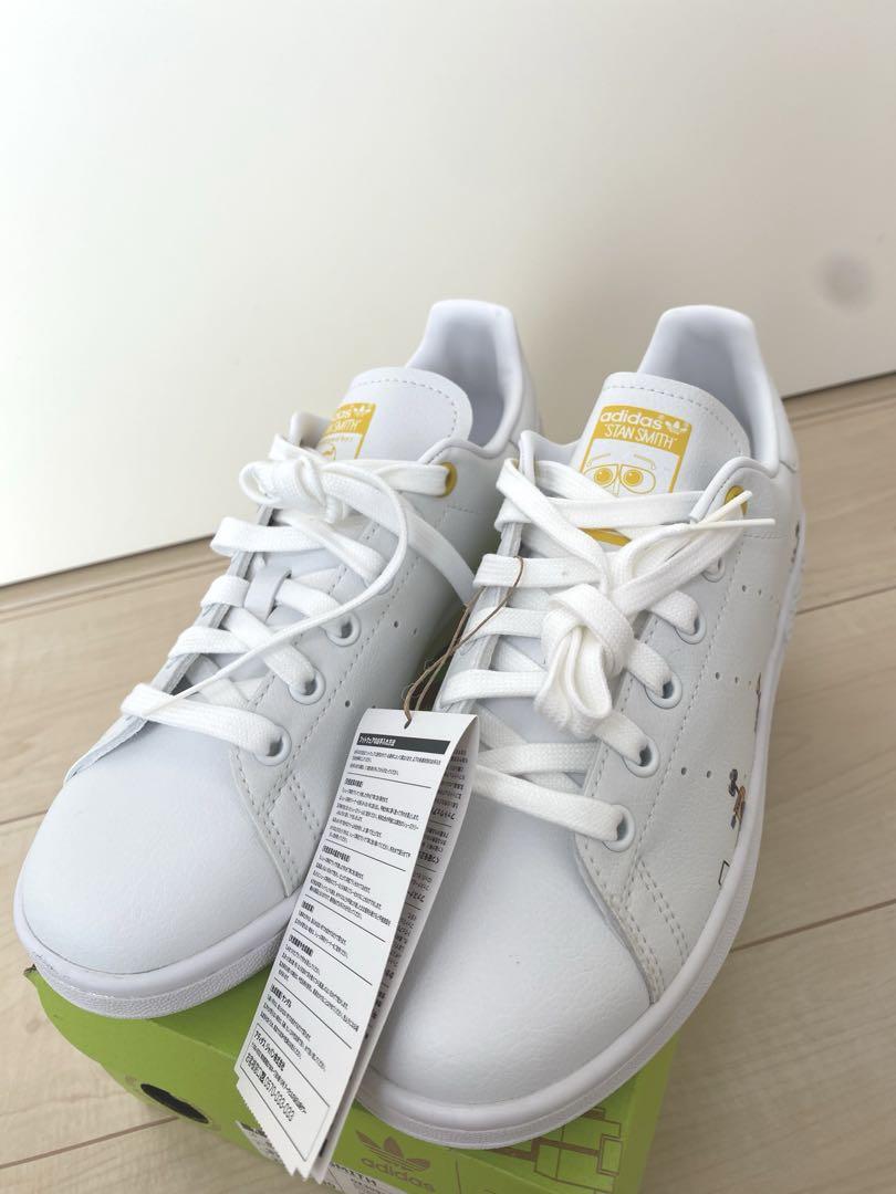 アディダスコラボ STAN SMITH 白 スタンスミス ディズニー 23cm