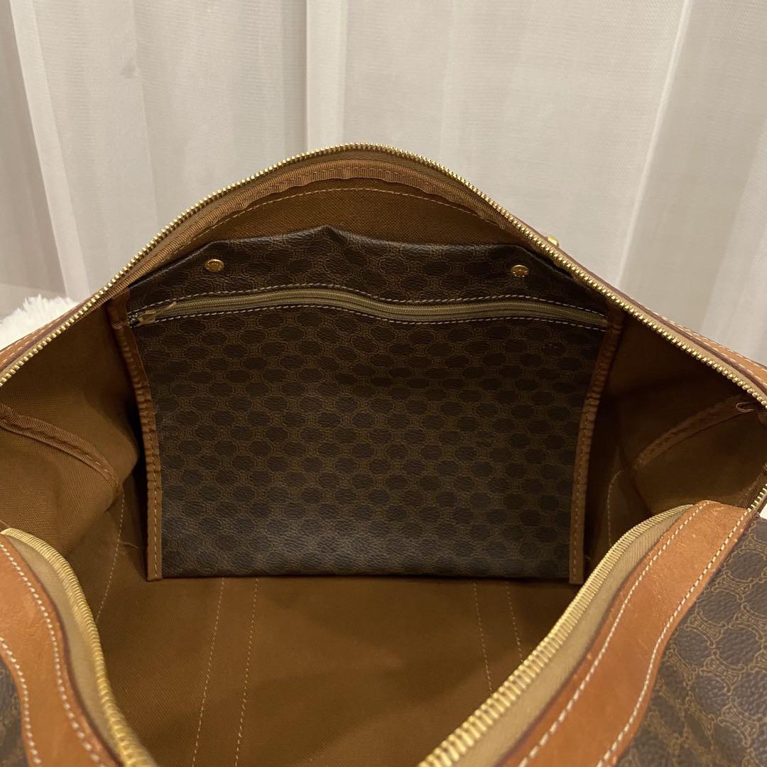 ⭐️美品⭐️ CELINE　マカダム柄　ボストンバッグ　ハンドバッグ　PVC