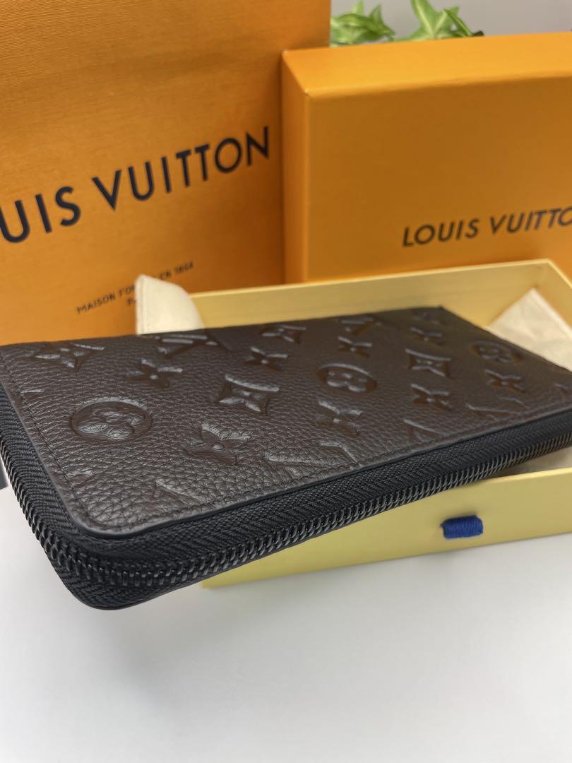 【美品】LOUIS VUITTON ジッピーウォレット アンプラント ノワール
