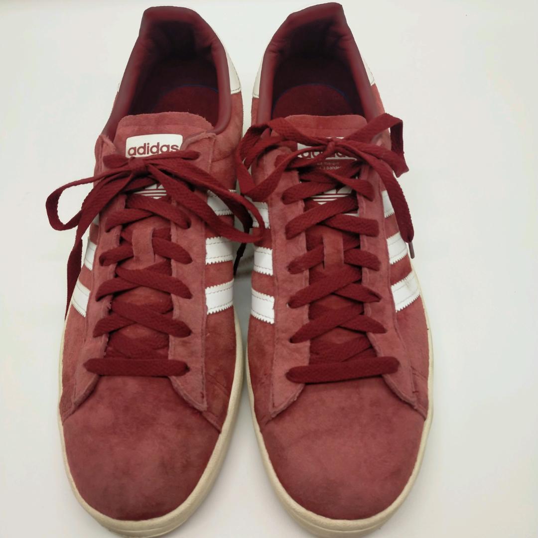 美品　アディダス adidas　キャンパス　エンジ　28　スエード　adidas