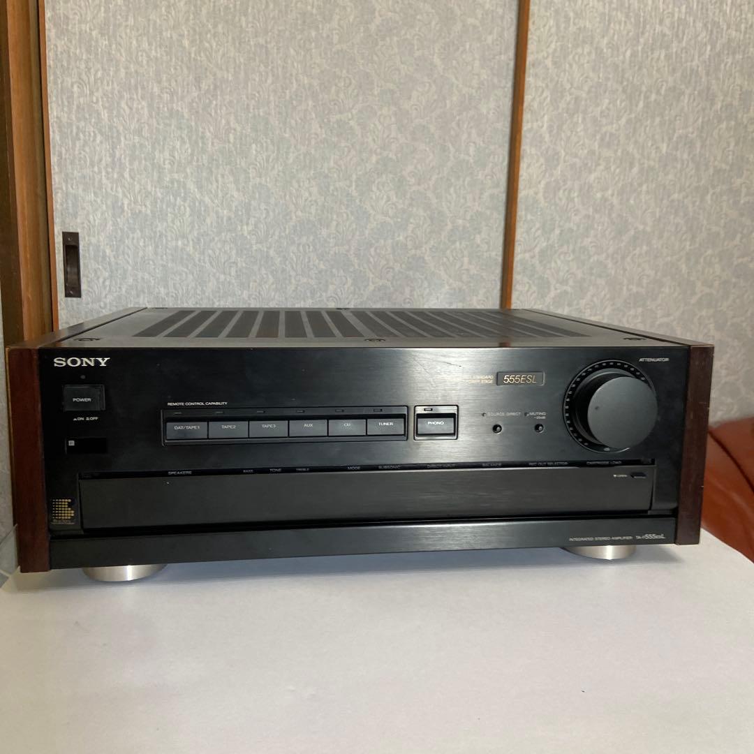 SONY TA-F555ESLプリメインアンプ、オ-デオ専門店でメンテナンス済み