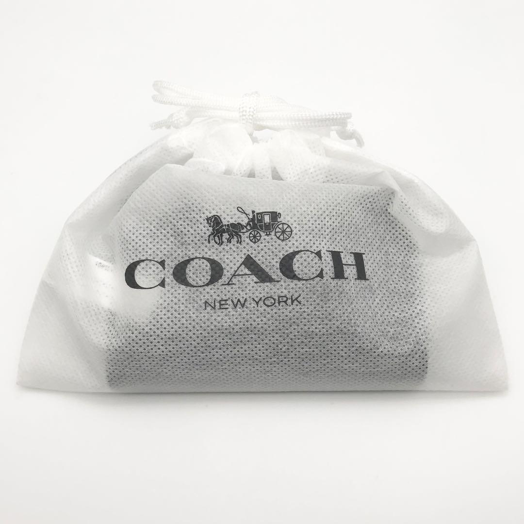 COACH 大人気！！ ジップ キーケース ブラック キーリング 新品