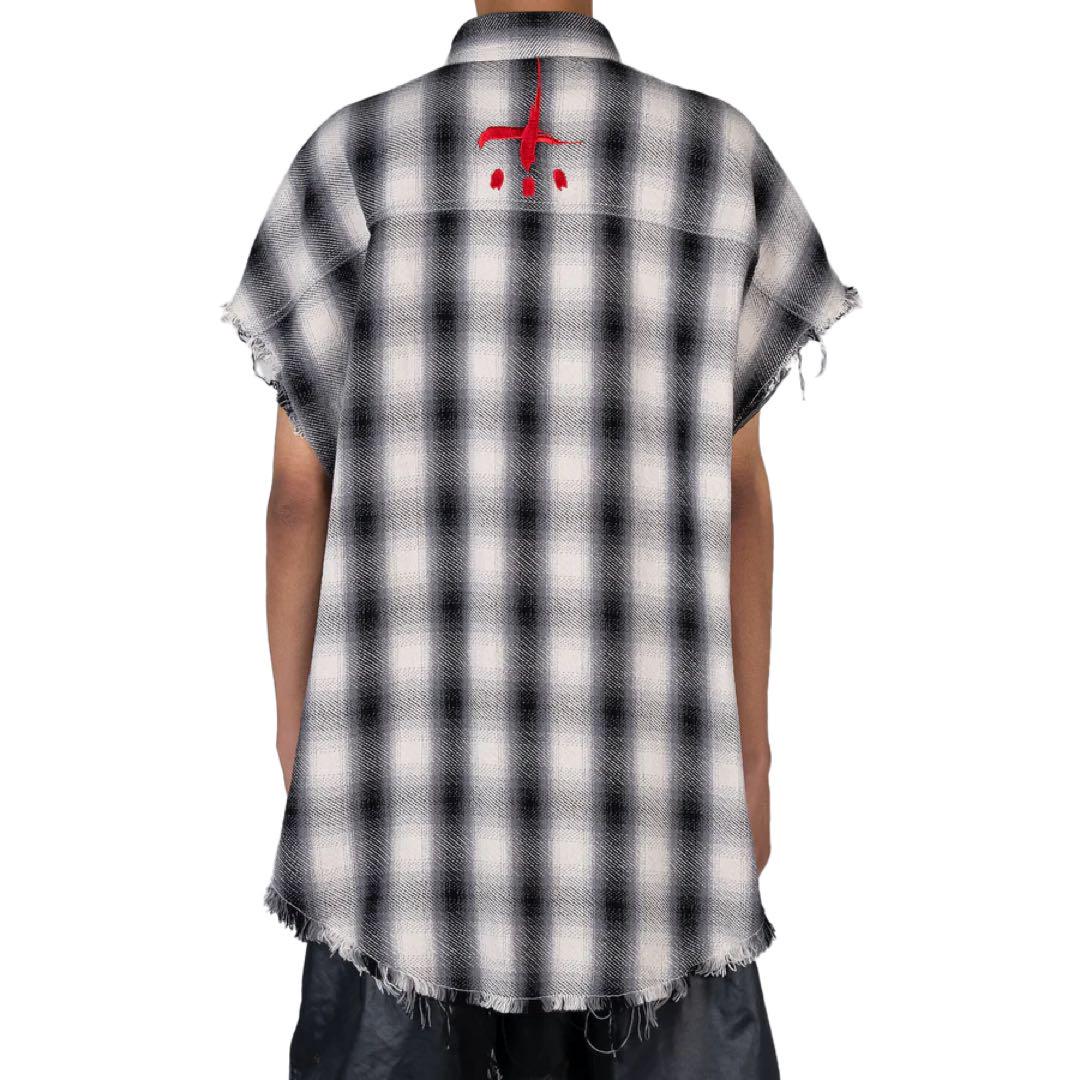 【CVTVLIST】CHECK SHORT SLEEVE SHIRT（未使用） CVTV LIST】CHECK SHORT SLEEVE SHIRT（未使用） トップス