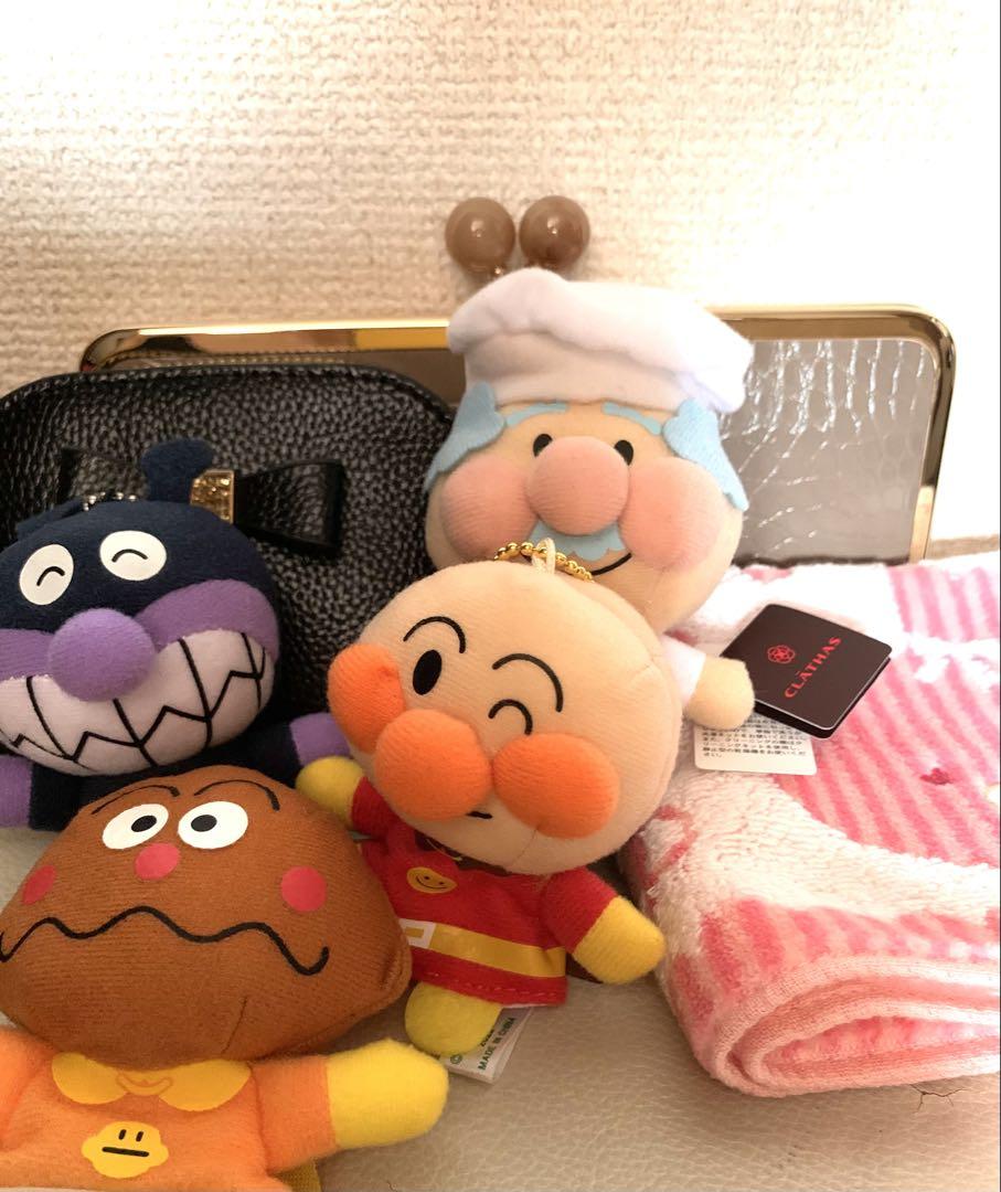 雑貨セット 長財布 アンパンマンマスコットチャーム