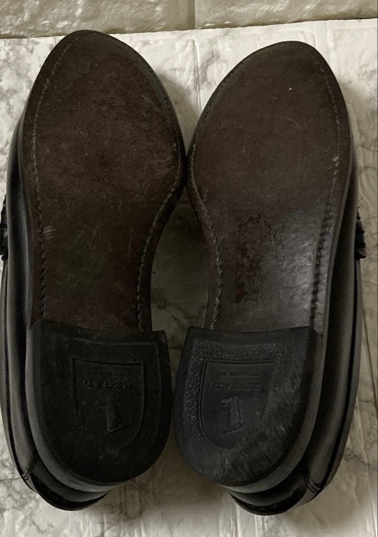 REGAL リーガル　メンズ　コインローファー　ブラック　レザー美品25.5EE