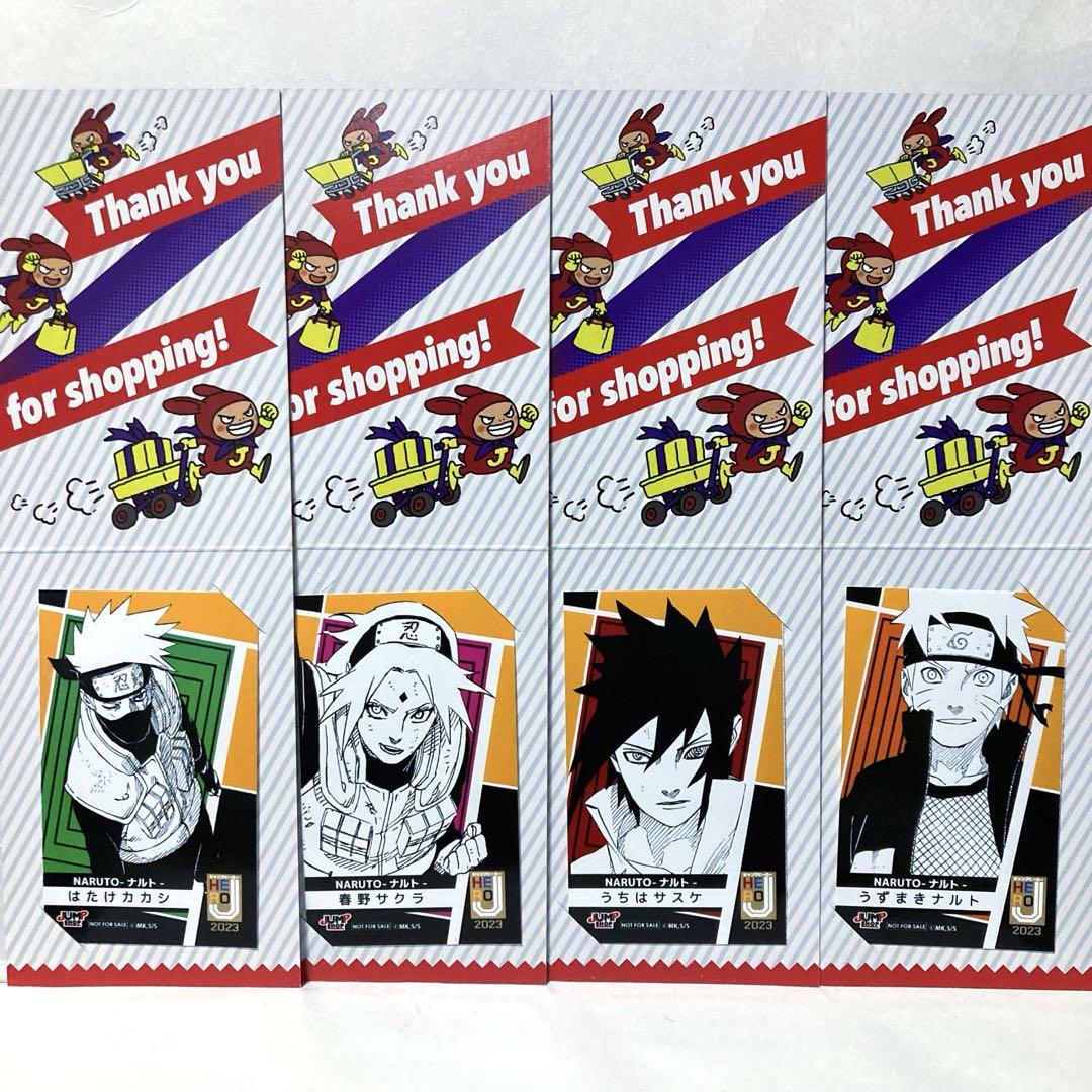 NARUTO ナルト ジャンプショップ ミニブロマイド カカシ サスケ