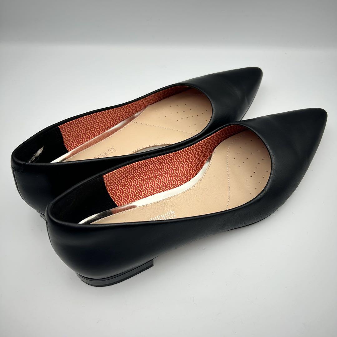 【美品】CLARKS クラークス フラットパンプス ポインテッドトゥ