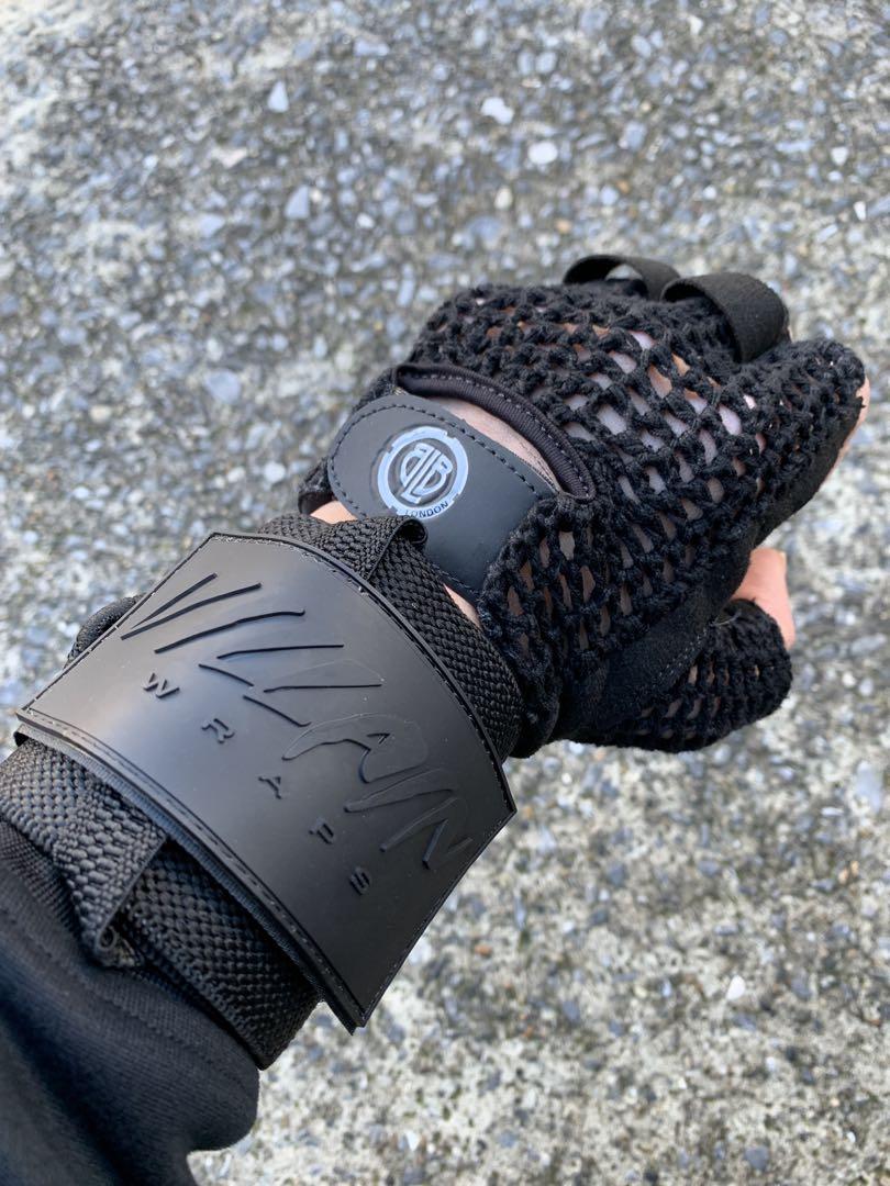 【新品未使用／1番人気カラーオールブラック】海外限定タフラップレザーリストラップ