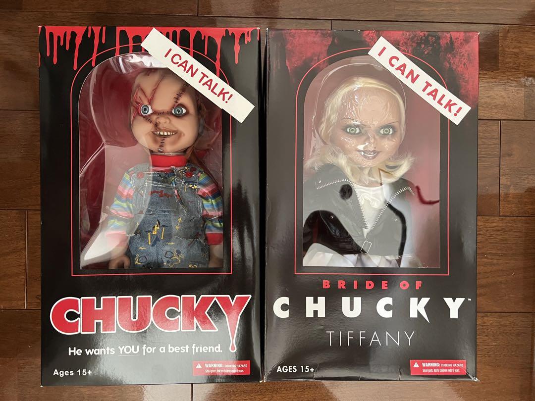 未開封品★MEZCO トーキングフィギュア チャッキー＆ティファニー