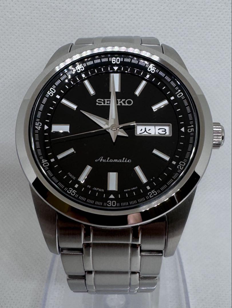 SEIKO 自動巻き SARV003 黒文字盤