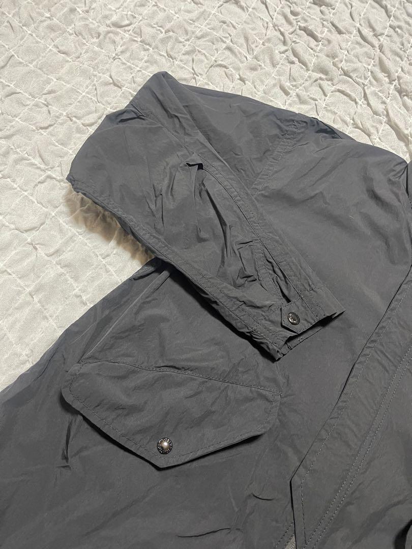 BEAMS ナイロン モッズコートブラックLサイズ