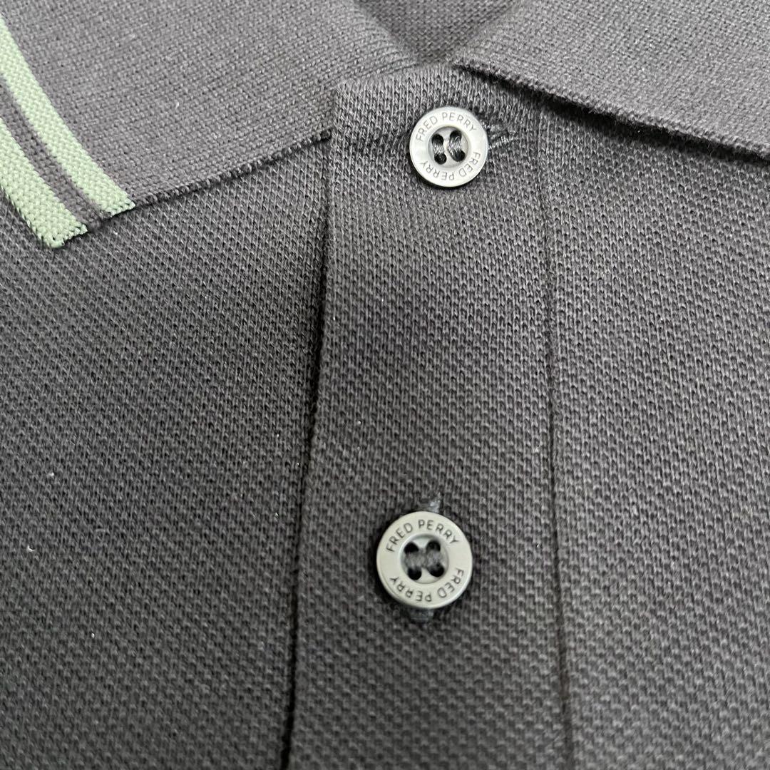未使用タグ付き FRED PERRY フレッドペリー ポロシャツ 黒 M3600
