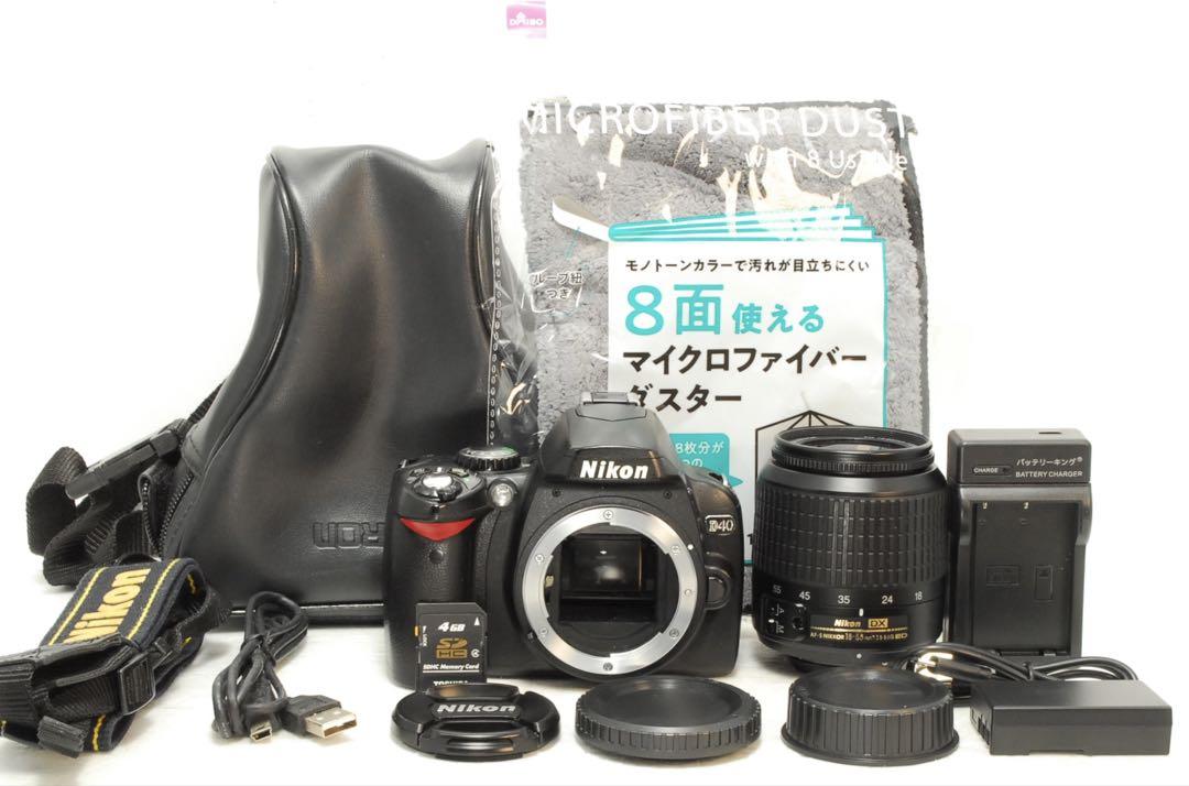 Nikon D40 ❤️スマホ転送 レンズキット ニコン デジタル一眼