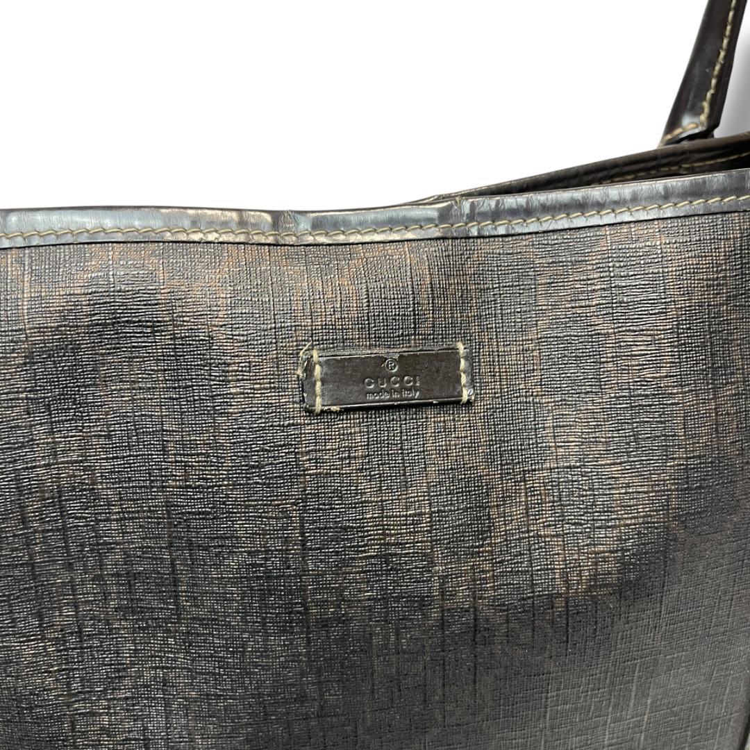 良品 GUCCI 2416 トートバッグ GGスプリーム 肩掛け A4可 大容量