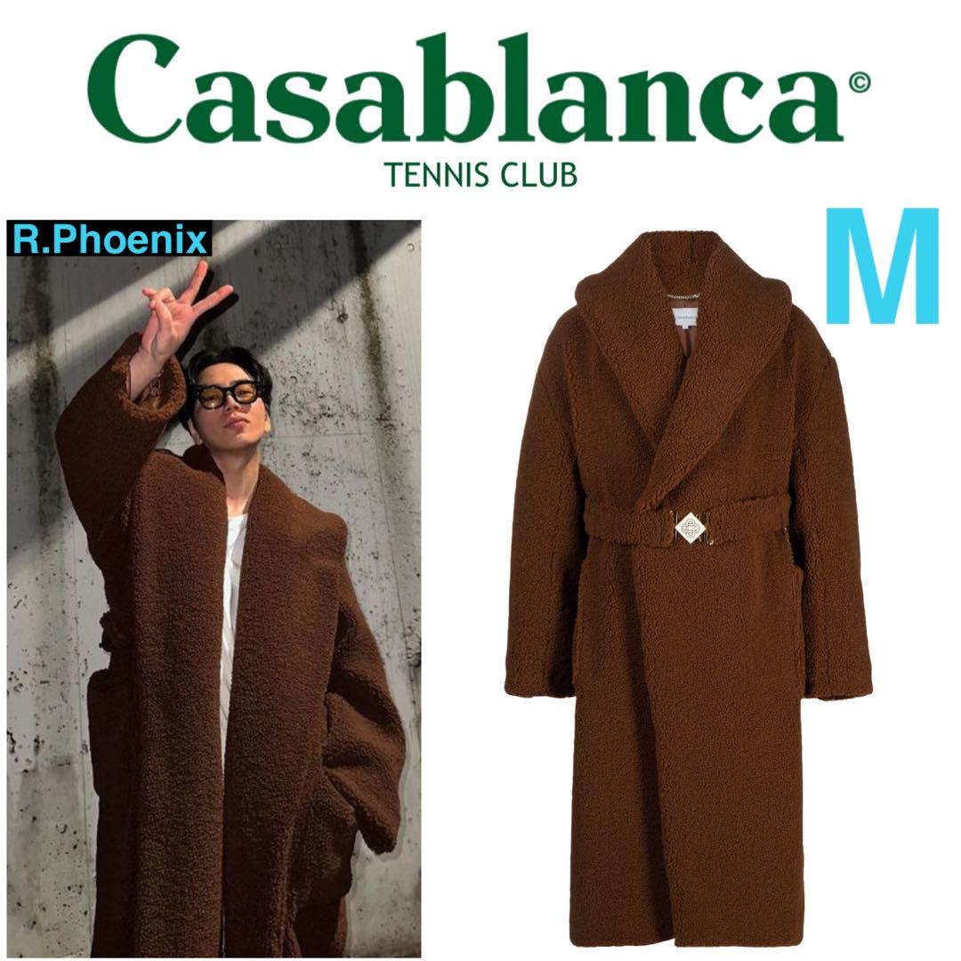 【Casablanca】SHEARLING ROBE / BROWN MOMI