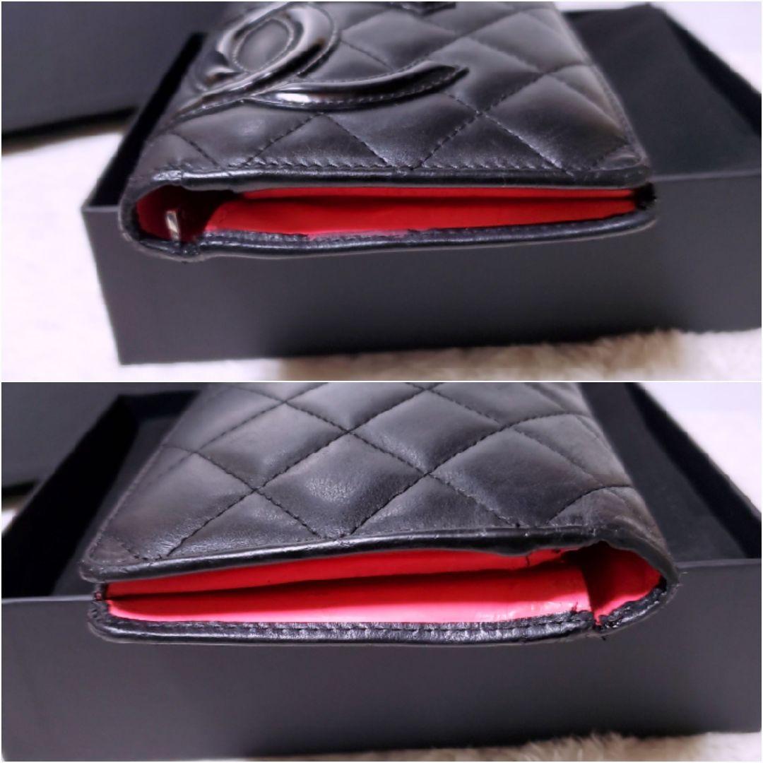 CHANEL✨シャネル 長財布 カンボンライン ラムスキン