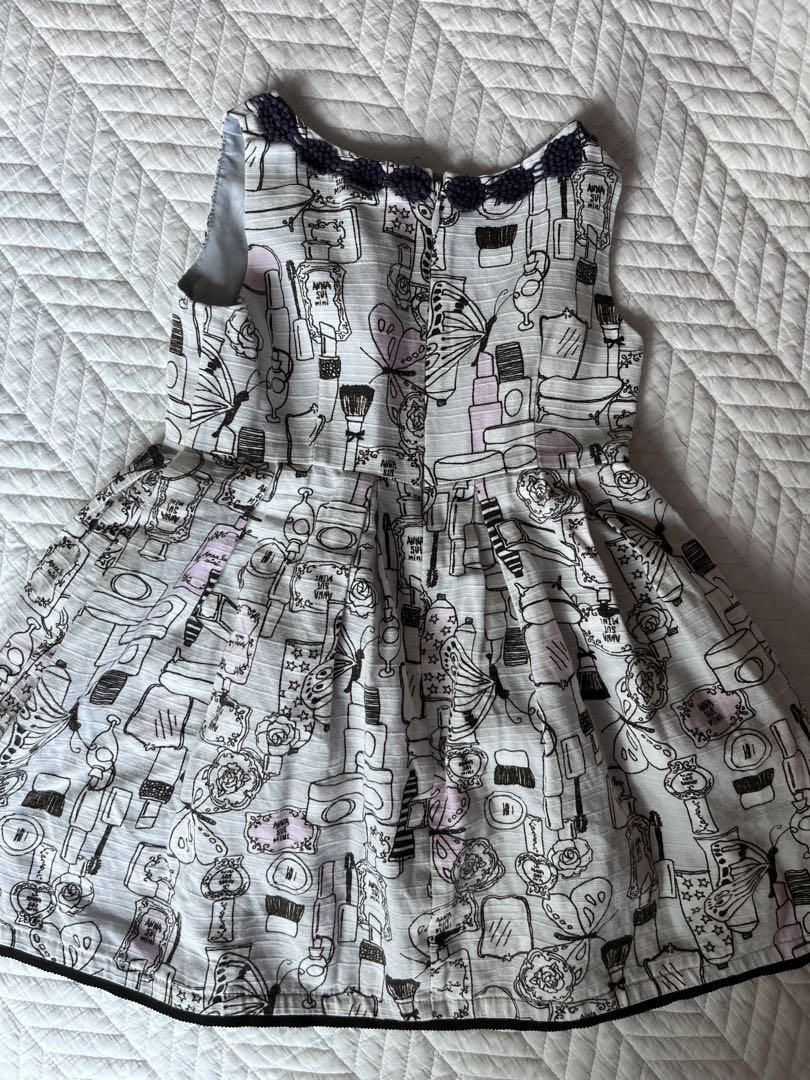 ANNA SUI mini ノースリーブワンピース 100 - メルカリ