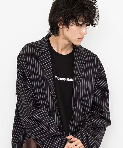 sulvam サルバム over coat ストライプオーバーコート sulvam サルバム over coat ストライプオーバーコート