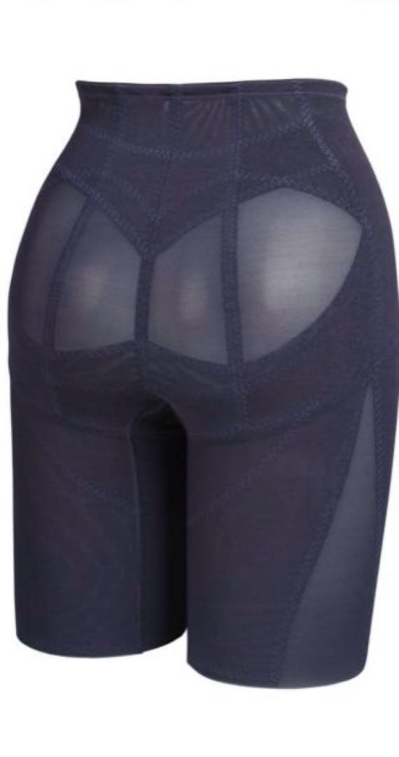 ネイビー レース ハイウエストガードル