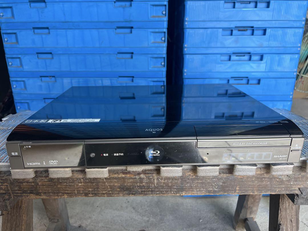 【O-1564】SHARP シャープ ブルーレイレコーダー BD-AV1-B
