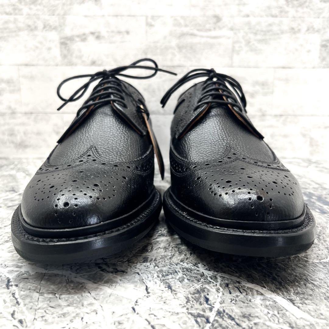 新品✨ リーガル 革靴 ドレスシューズ ウィングチップ 外羽根 本革 黒 25