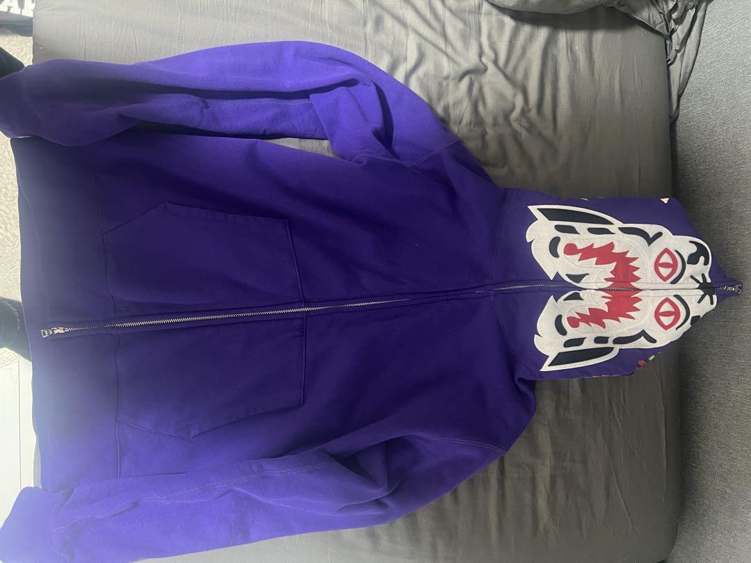 A BATHING APE ジップパーカー シャークパーカー 迷彩 XL - メルカリ