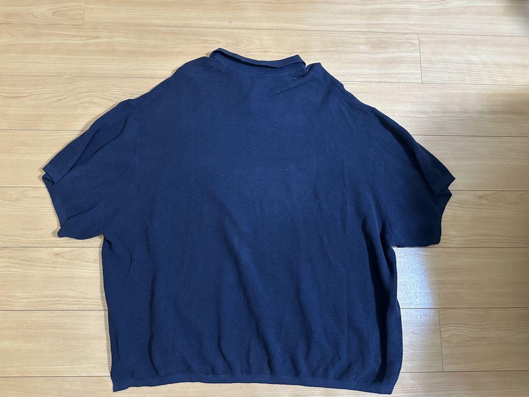 is-ness イズネス ニットポロシャツ