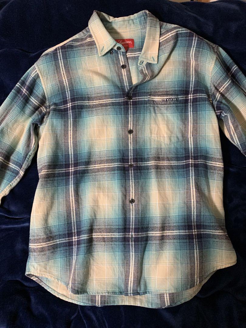 Supreme Shadow Plaid Flannel Shirt