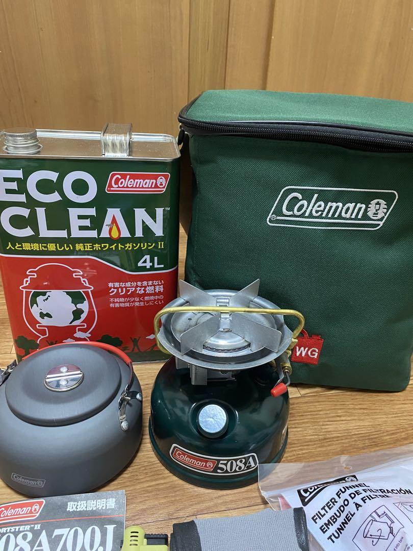 新品Coleman 508A アウトドアカセットコンロ セット
