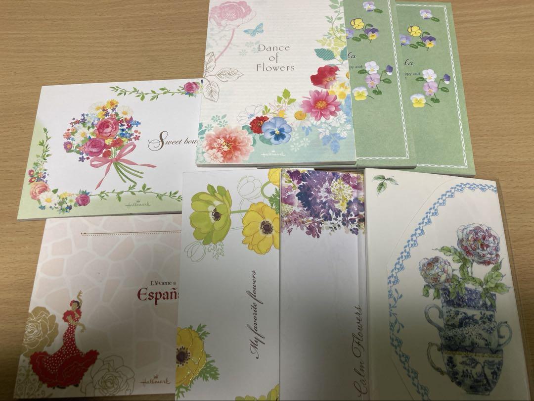 文房具セット便箋・お祝いカード・ポストカード