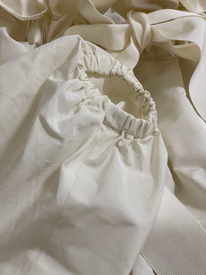 【定番・美品】PATOU アイボリー フリルブラウス 34 【定番・美品】PATOU アイボリー フリルブラウス 34