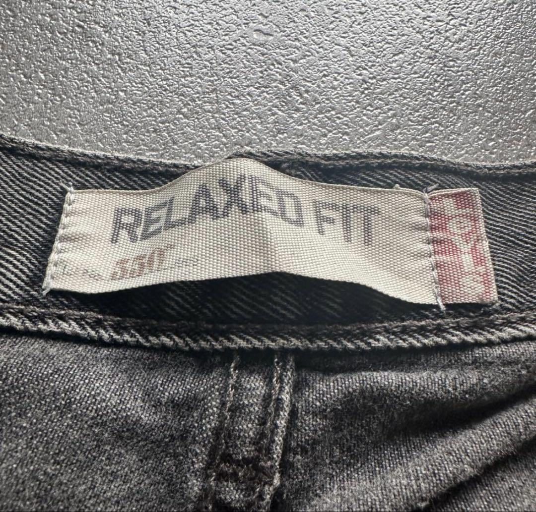 【オープニング大セール】 リーバイス black levi's L30】00s W36 550 メルカリ - 569型 パンツ