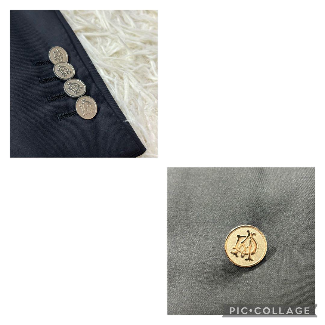 美品 dunhill ダンヒル 紺ブレ テーラードジャケット メタルボタン
