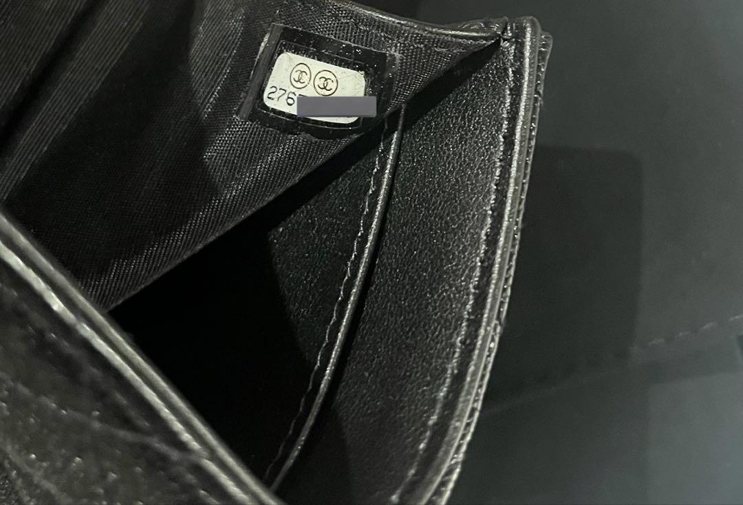 超美品　ボーイシャネル BOY CHANEL コンパクトウォレット 3つ折り財布