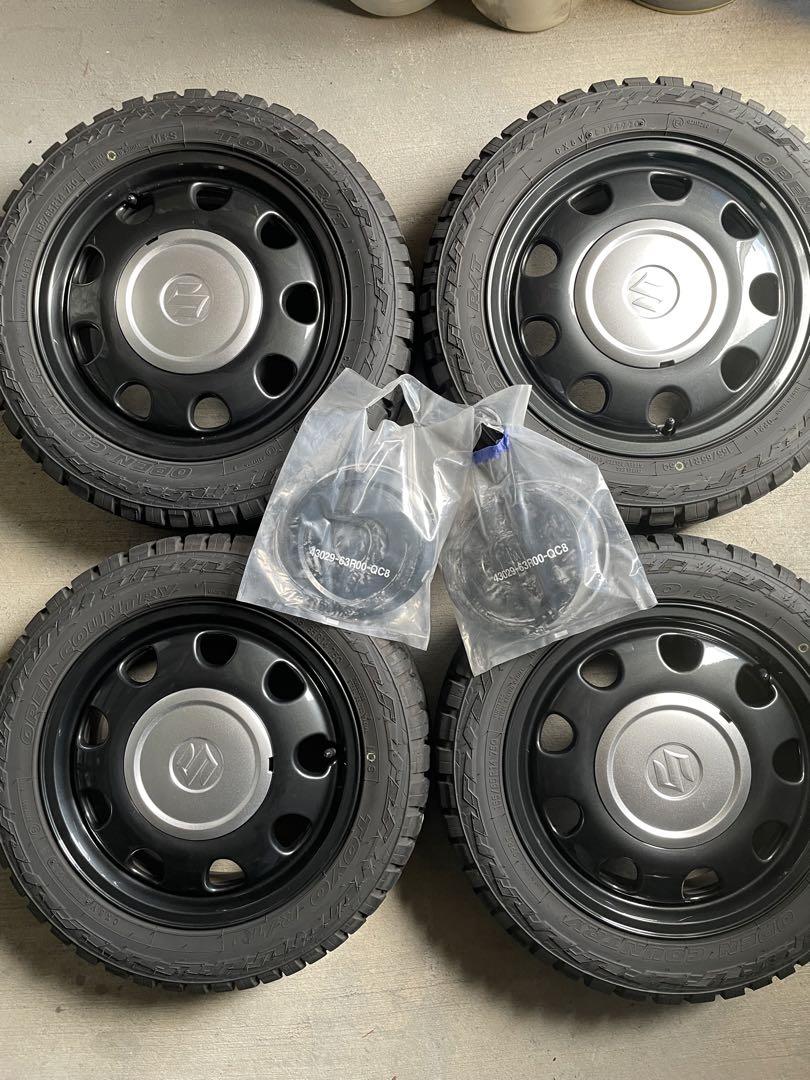 本物の スズキ スペーシアギア純正 オープンカントリー155/65R14 美品4