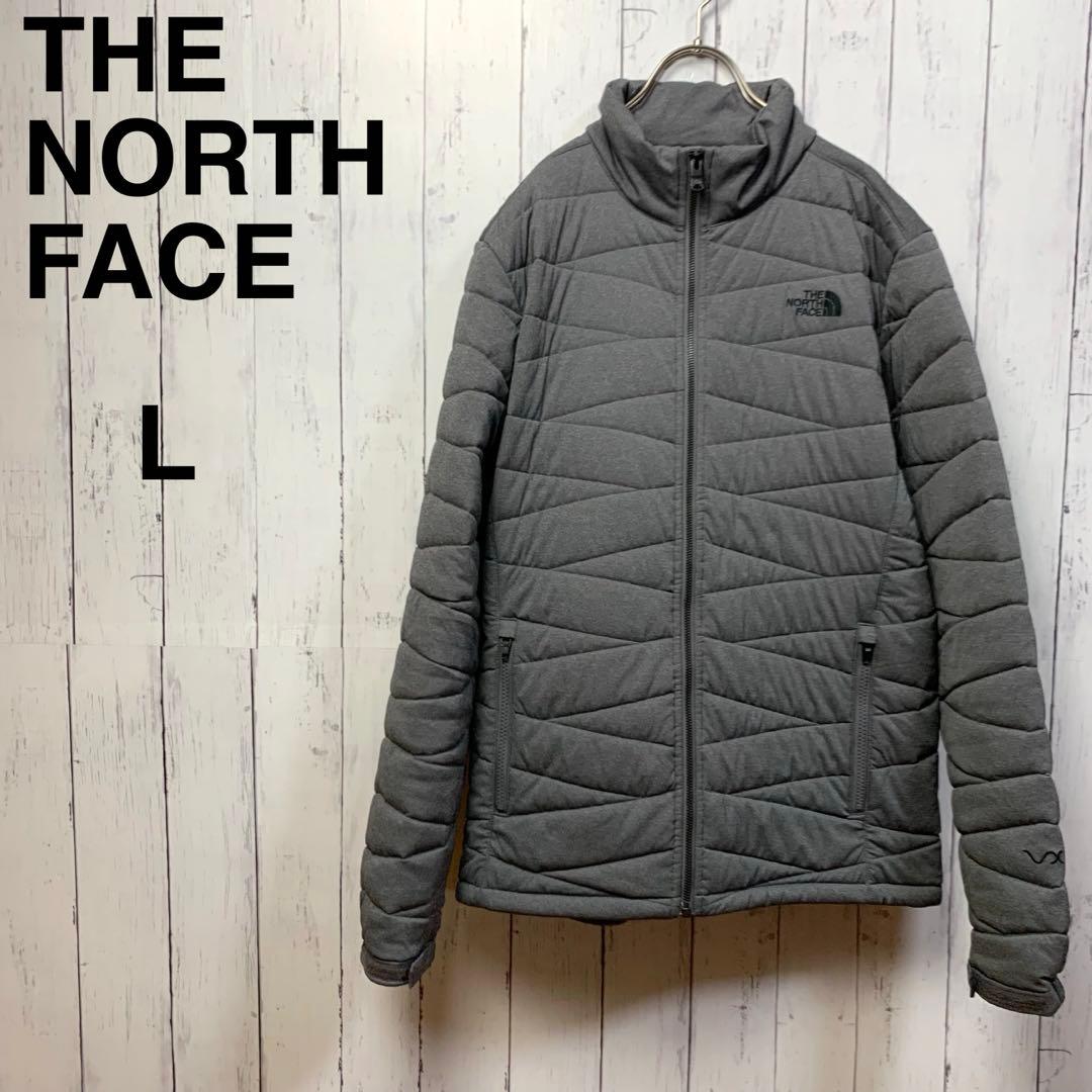 ノースフェイス VXアクティブ キルティングジャケット メンズ L 灰L THE NORTH FACE