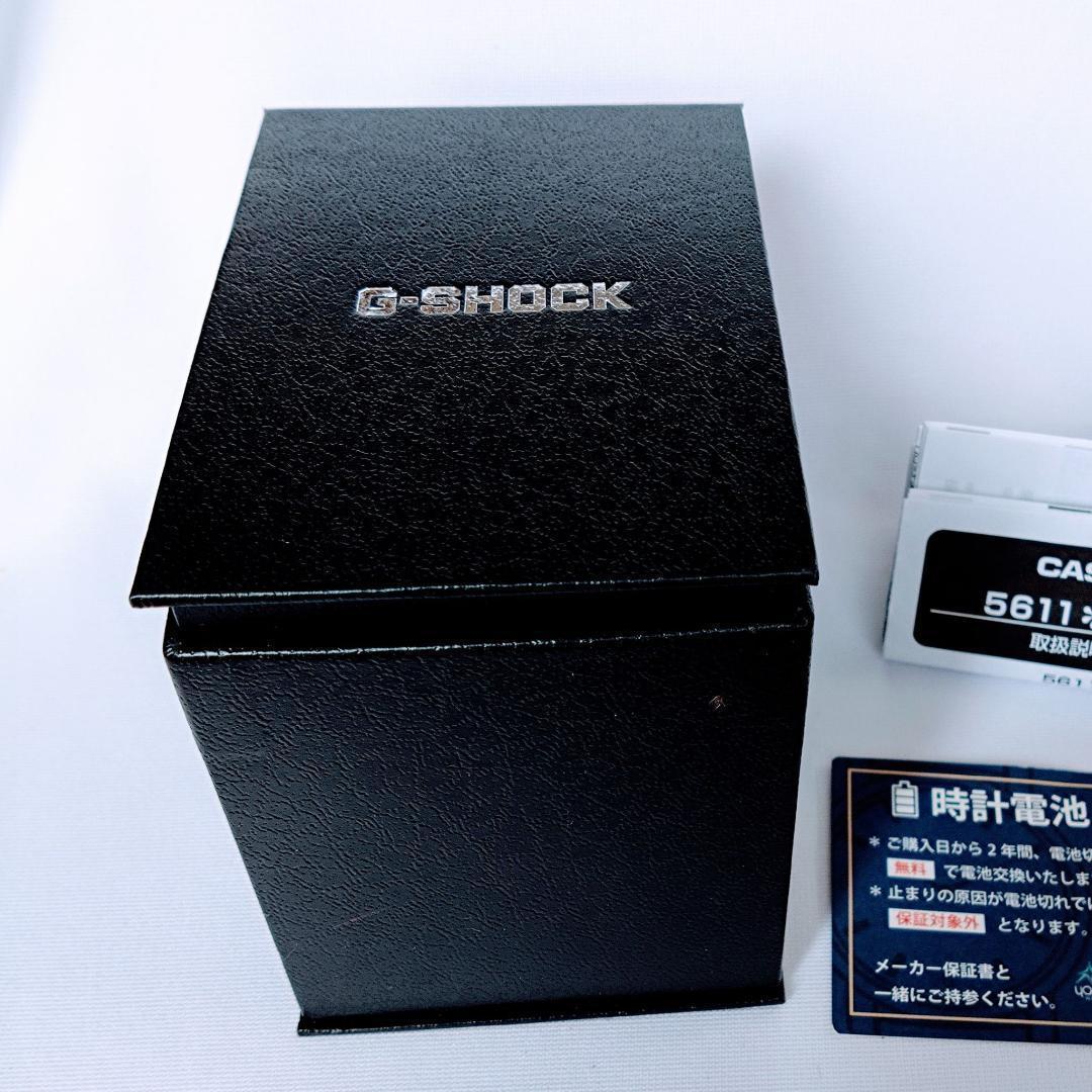 良品 CASIOカシオ メンズ腕時計オールブラックG-SHOCK箱付き 魅力満点