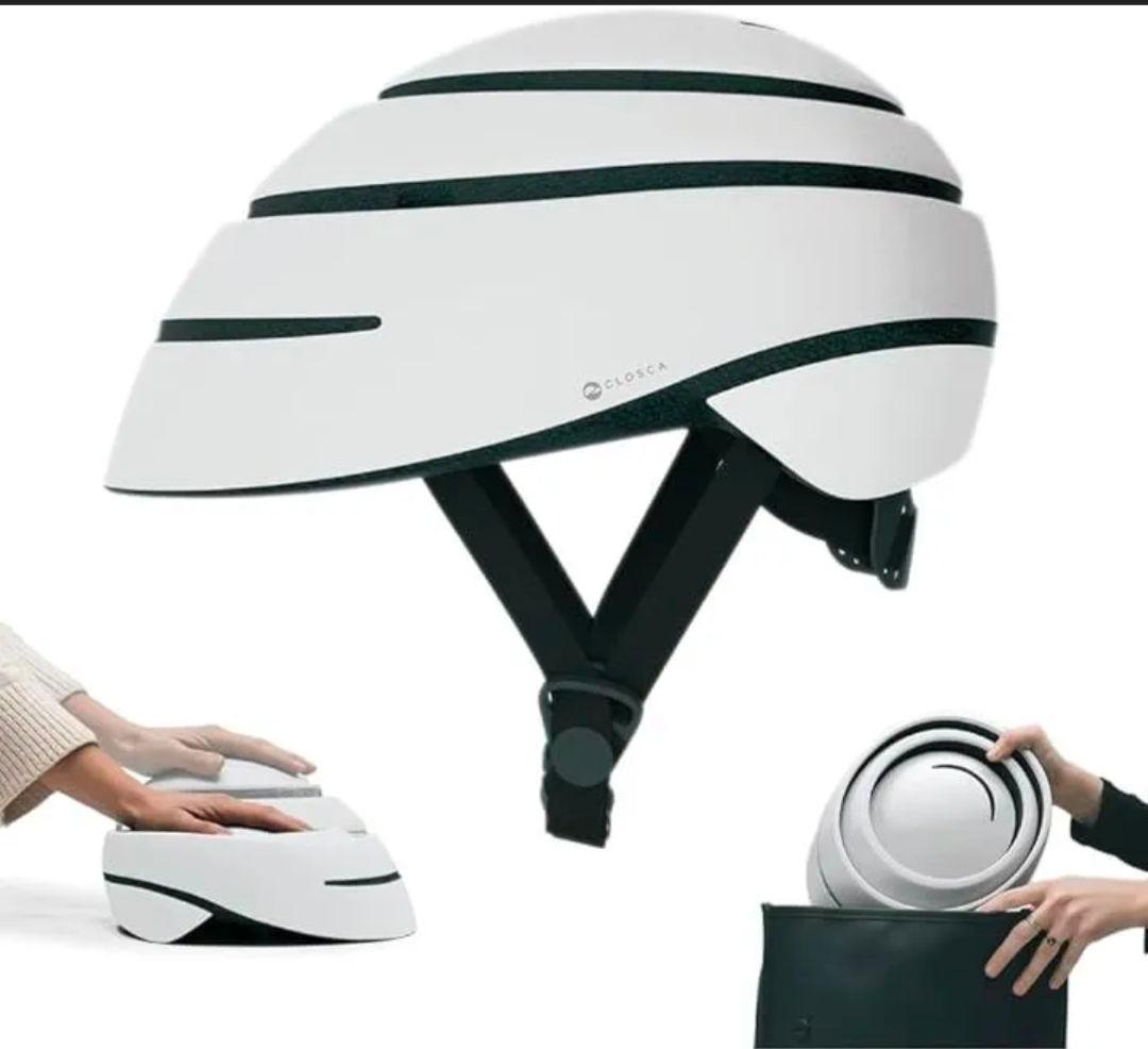 CLOSCA LOOP ヘルメット パールホワイト×ホワイト Mサイズ BRIGHTFACE_UK