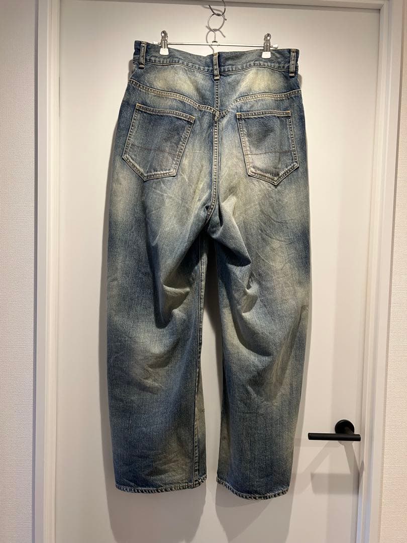ANCELLM #01 AGING01 デニムパンツ ワイドデニム ANCELLM #01 AGING01 デニムパンツ ワイドデニム