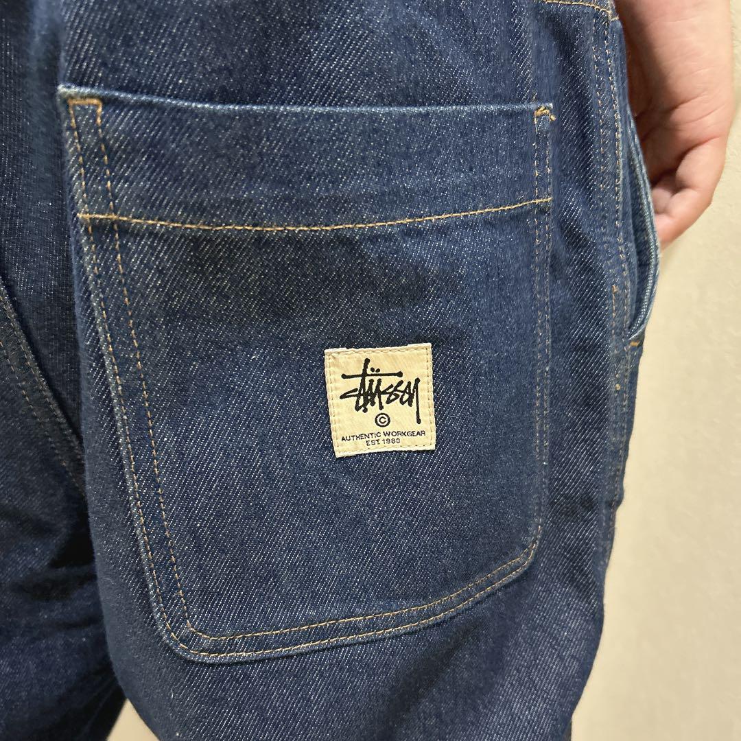 【着画】Stussy ダブルニー　デニム　ペインターパンツ　34サイズ