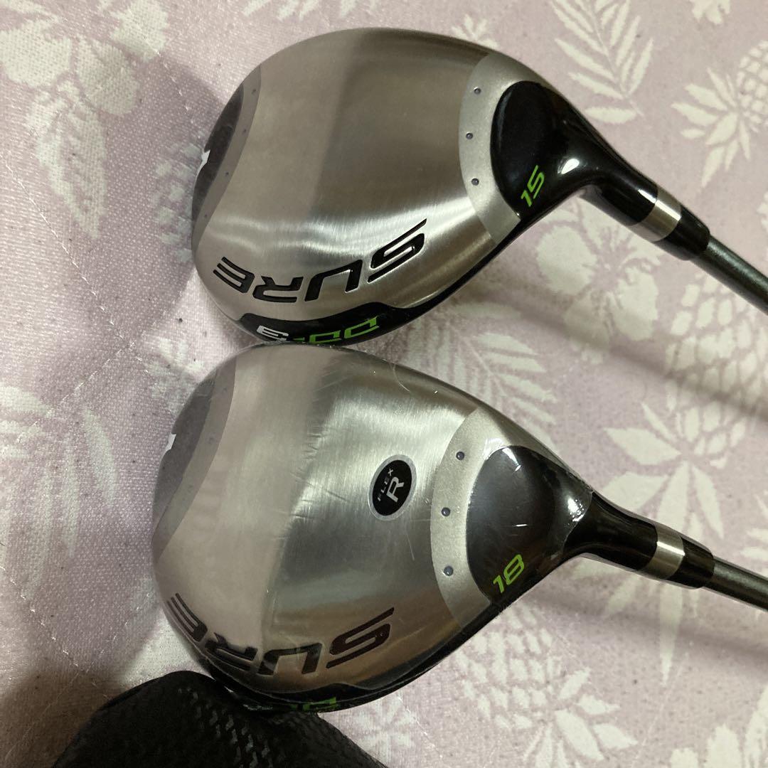値下げミズノ SURE DD 3W 15度SR と 5W 18度 R