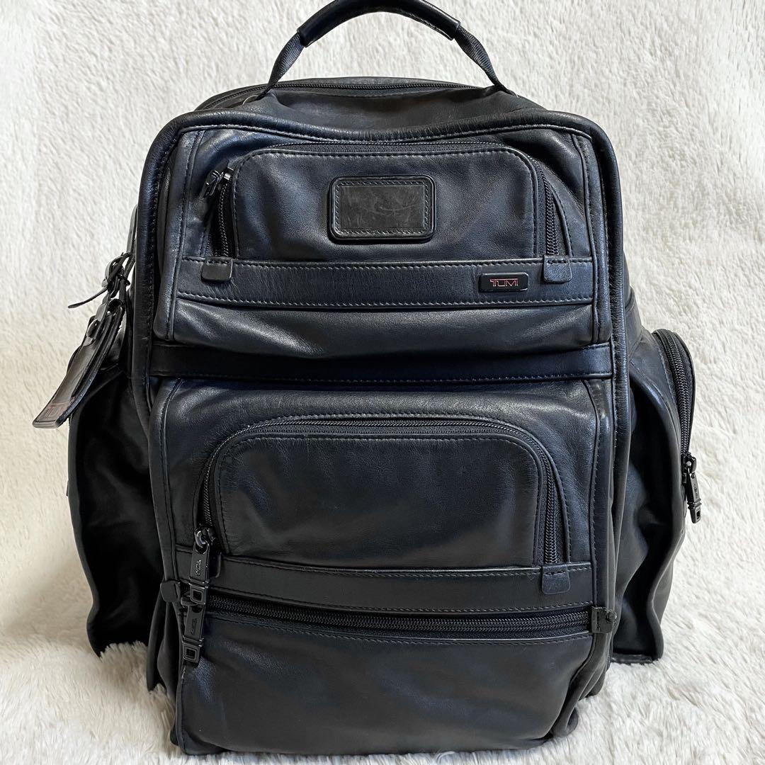 TUMI トゥミ アルファ オールレザー バックパック リュック ビジネスクラス
