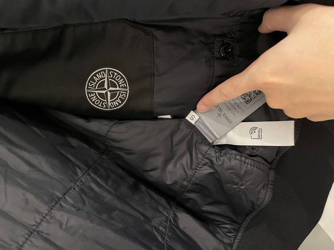 STONE ISLAND ブラック MA-1 フライトジャケット　Sサイズ
