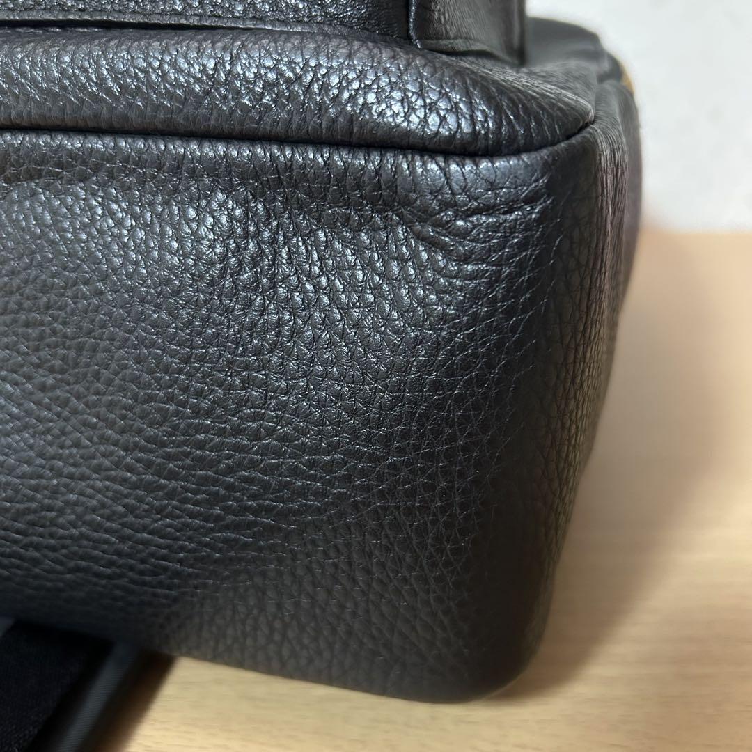 COACH コーチ　黒 レザーリュック
